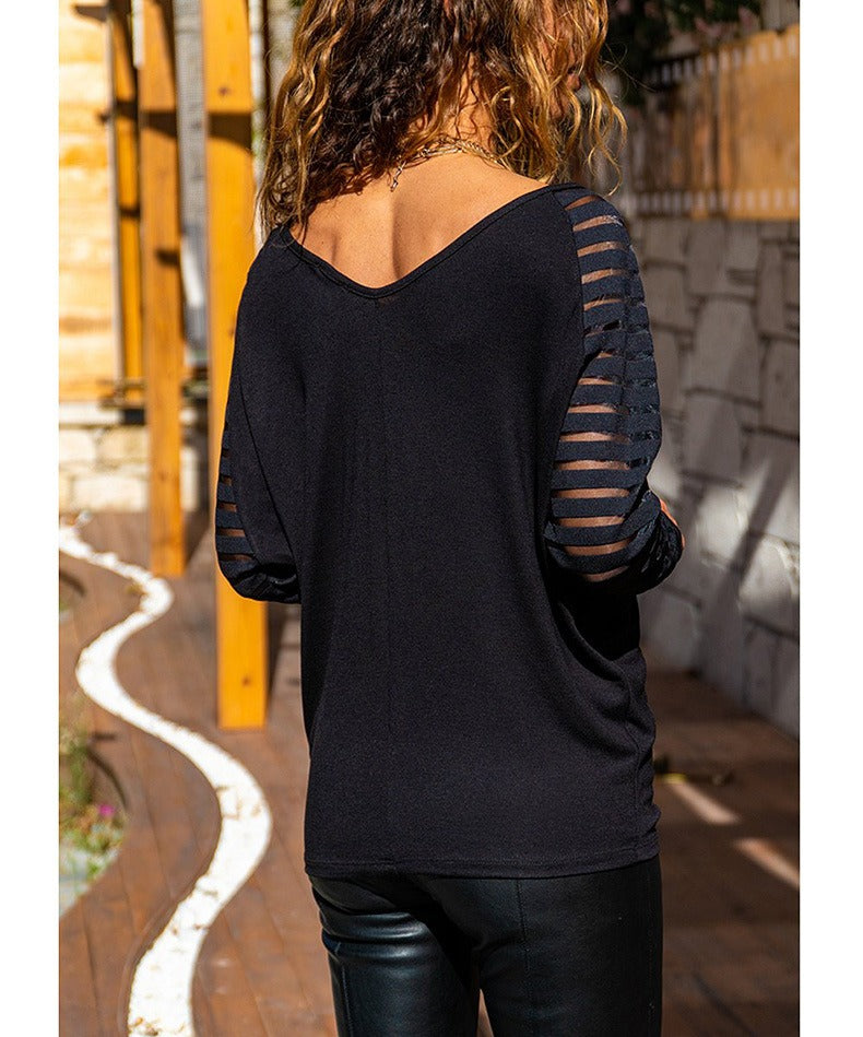 MIRAGE חולצת שרוול ארוך אלגנטית לנשים